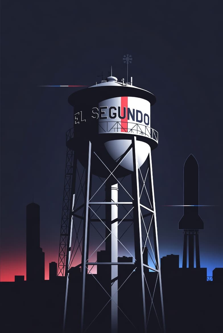 El Segundo water tower